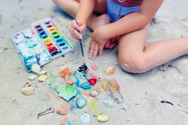 Seashell Watercolor Painting (The Best Beach Activity for Kids!)