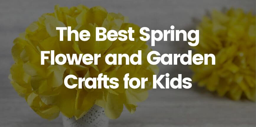 spring flower and garden crafts-cover