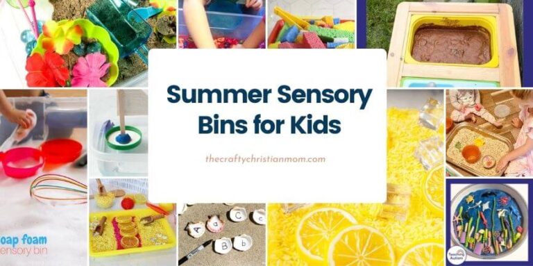 summer sensory bins for kids