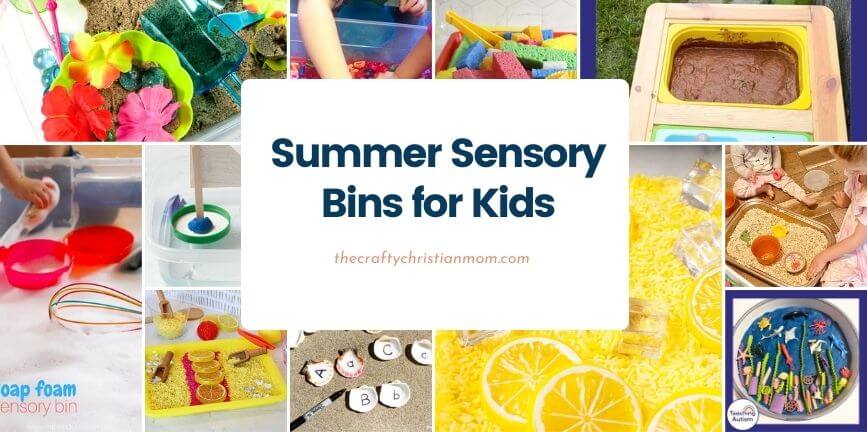 summer sensory bins for kids