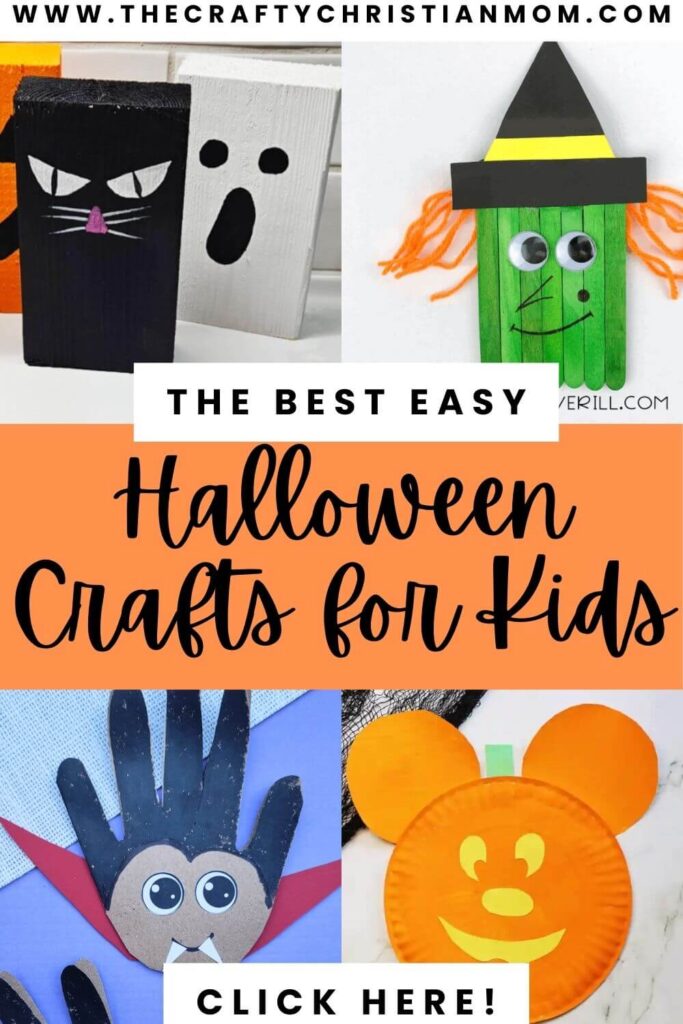 easy halloween crafts for kids pin