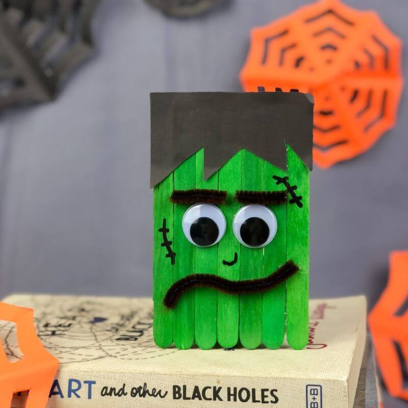 frankenstein popsicle craft