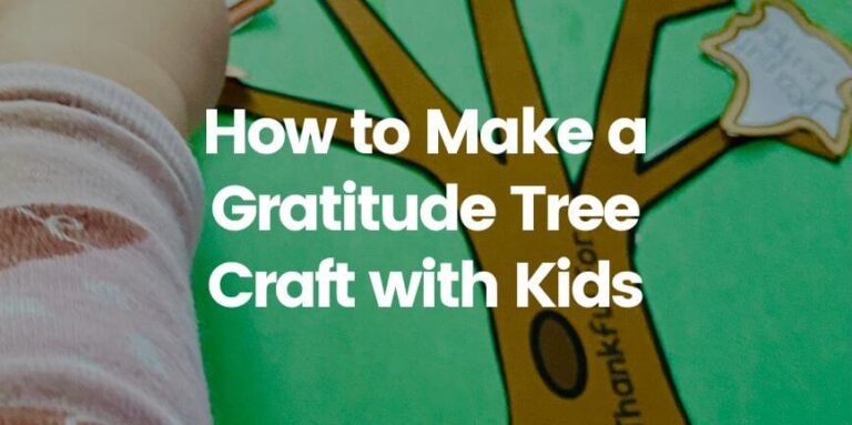 how to make a gratitude craft with kids