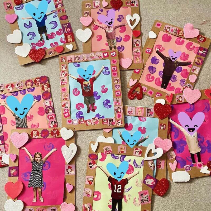raining hearts craft