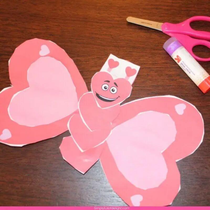 valentines day butterfly craft