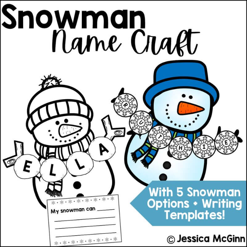 snowman name craft