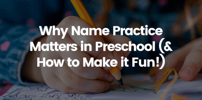 preschool name practice cover