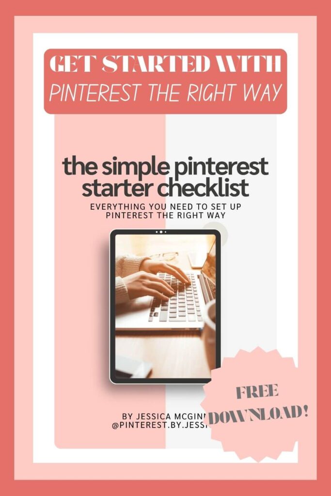 simple pinterest starter checklist