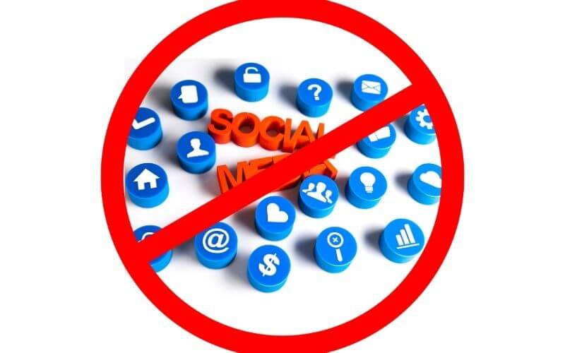 "not social media" graphic